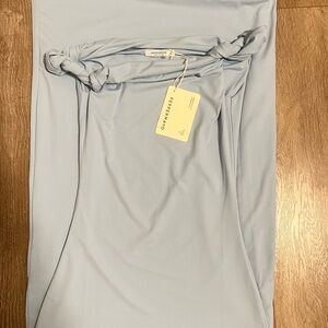 Peppermayo Sky Blue Knotted Dress